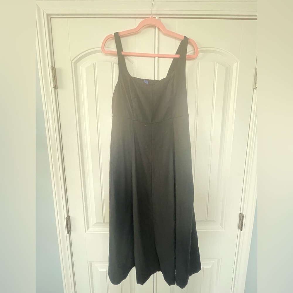 Old Navy Classic Black Midi Dress Sz:M - Picture 6 of 12